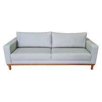 Sofá Argélia Tecido Acquablock Base Madeira 210cm