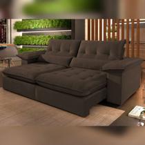 Sofá Atenas 2,30m: Conforto e Elegância Marrom