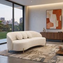 Sofa Barcelona Living Organico para o Lar Branco Sofa Barcelona Living Organico para o Lar Branco