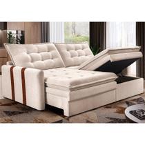 Sofá Baú Sem Caixa Retrátil 1,60m SoftGel Petit Boucle Bege Claro Cama inBox Sofá Baú Sem Caixa Retrátil 1,60m SoftGel Petit Boucle Bege Claro Cama inBox