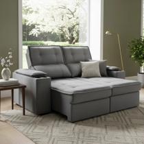 Sofá Beirut 3 lugares Retrátil e Reclinável Solar