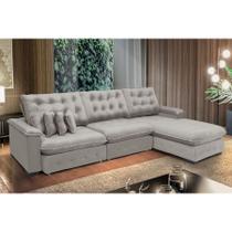 Sofá Berlin 3.85x2.10m com Chaise Super Pillow Top