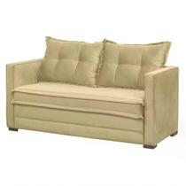 Sofa Cama 02 Lugares Londres Suede Marfim Suede Marfim Sofa Cama 02 Lugares Londres Suede Marfim Suede Marfim