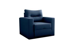 Sofá Cama 1 Lugar 90cm Marissol Azul Matrix