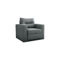 Sofá Cama 1 Lugar 90cm Marissol Cinza Matrix