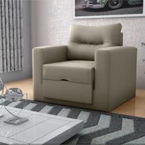 Sofá Cama 1 Lugar Italo Suede Cappuccino Sofá Cama 1 Lugar Italo Suede Cappuccino