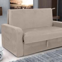 Sofá-Cama 140cm 2 Lugares com Baú Multimóveis CR45260