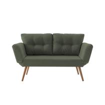 Sofa Cama 142,0cm 85,0cm X 70,0cm Adele T1074 Verde Sofa Cama 142,0cm 85,0cm X 70,0cm Adele T1074 Verde