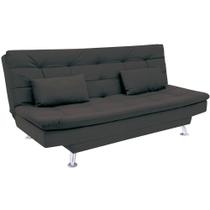 Sofá-Cama 1,90 Metros Linoforte Melissa, Suede Veludo, Espuma D-33