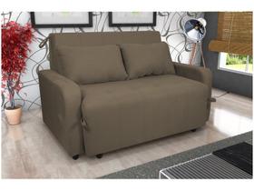 Sofá Cama 2 Lugares 138cm Amora New Capuccino Matrix