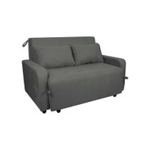 Sofá Cama 2 Lugares 138cm Amora New Cinza Matrix
