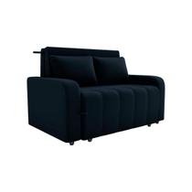 Sofá Cama 2 Lugares 138cm Amora New Preto Matrix