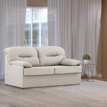 Sofá Cama 2 Lugares 155cm Déli Bege Sofá Cama 2 Lugares 155cm Déli Bege