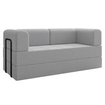Sofa Cama 2 Lugares 160 cm Monaco Linho Bege VConcept Sofa Cama 2 Lugares 160 cm Monaco Linho Bege VConcept