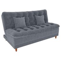 Sofa Cama 2 Lugares 185 Cm Duda Tecido Boucle F497 Cinza Milani Store Cinza Sofa Cama 2 Lugares 185 Cm Duda Tecido Boucle F497 Cinza Milani Store Cinza