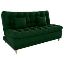 Sofa Cama 2 Lugares 185 Cm Duda Veludo Maserati Milani Store Verde Sofa Cama 2 Lugares 185 Cm Duda Veludo Maserati Milani Store Verde