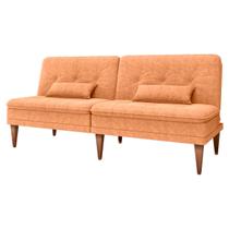 Sofá Cama 2 Lugares 190cm Pietra Mostarda Matrix Sofá Cama 2 Lugares 190cm Pietra Mostarda Matrix