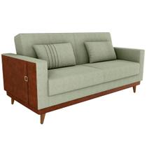 Sofa Cama 2 Lugares 203 cm Esther Boucle Oliva material sintético Whisk Milani Store