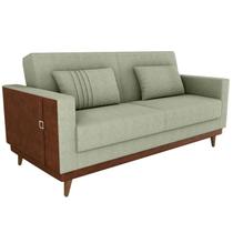 Sofa Cama 2 Lugares 203 cm Esther Boucle Oliva material sintético Whisk Milani Store