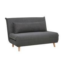 Sofá-Cama 2 Lugares Casal Génova Cinza Escuro Sofá-Cama 2 Lugares Casal Génova Cinza Escuro