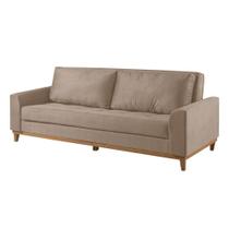 Sofá Cama 2 Lugares Living M-157 Veludo Martins Bege Sofá Cama 2 Lugares Living M-157 Veludo Martins Bege