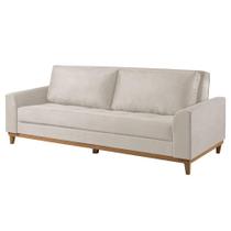Sofá Cama 2 Lugares Living M-157 Veludo Martins Creme Sofá Cama 2 Lugares Living M-157 Veludo Martins Creme