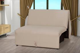 Sofá Cama 2 Lugares Malu Sintetico Bege Matrix