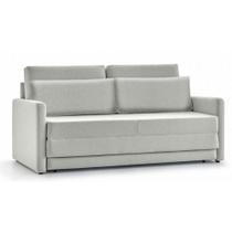 Sofá-Cama 2 Lugares MH-1606 Herval 146 cm Colchão Casal Linho Cinza C