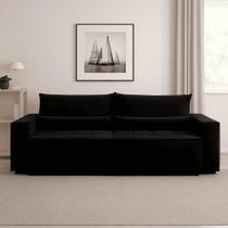 Sofa Cama 200cm retratil e reclinavel 4 lugares Nepal