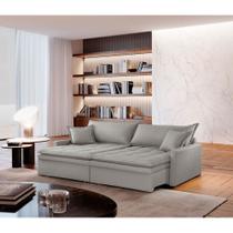 Sofá Cama 2,10M Elegance Linho Meu Sofá Online