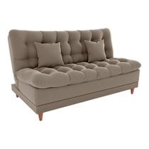 Sofá Cama 3 lugares 185cm Duda Capuccino Matrix