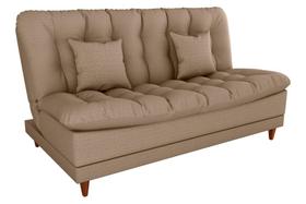 Sofá Cama 3 lugares 185cm Duda Linho Areia Matrix