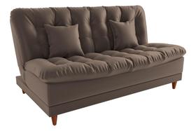 Sofá Cama 3 lugares 185cm Duda Marrom Matrix Sofá Cama 3 lugares 185cm Duda Marrom Matrix