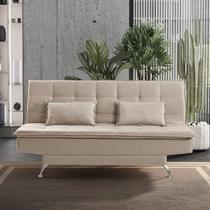 Sofá Cama 3 Lugares 192cm com Pés de Alumínio Luna Sofá Cama 3 Lugares 192cm com Pés de Alumínio Luna