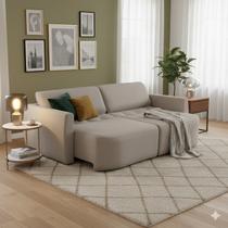 Sofá Cama 3 Lugares 200cm para Sala de Estar Itália Sofá Cama 3 Lugares 200cm para Sala de Estar Itália