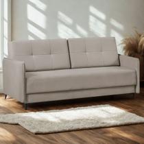 Sofá Cama 3 Lugares 208cm Veludo Impermeavél Miami Berflex Estofados Sofá Cama 3 Lugares 208cm Veludo Impermeavél Miami Berflex Estofados