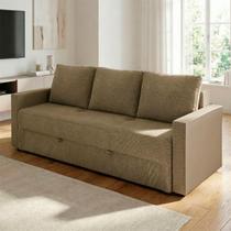 Sofá Cama 3 Lugares casal 2,10 mts Pompeia Safira Matrix Sofá Cama 3 Lugares casal 2,10 mts Pompeia Safira Matrix