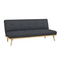 Sofá-Cama 3 Lugares Casal Córsega Cinza Escuro Sofá-Cama 3 Lugares Casal Córsega Cinza Escuro