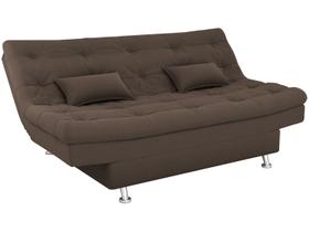 Sofá-cama 3 Lugares Casal Reclinável Veludo Matrix Salomé