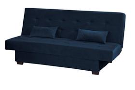 Sofá Cama 3 Lugares Laila Azul Matrix