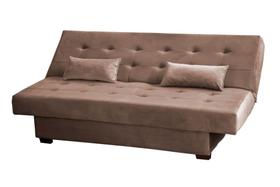 Sofá Cama 3 Lugares Laila Capuccino Matrix Sofá Cama 3 Lugares Laila Capuccino Matrix