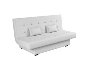 Sofá Cama 3 Lugares Laila Sintetico Branco Matrix Sofá Cama 3 Lugares Laila Sintetico Branco Matrix