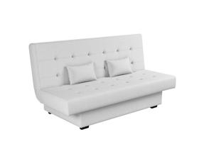 Sofá Cama 3 Lugares Laila Sintetico Branco Matrix