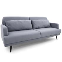 Sofá-cama 3 Lugares MH-1605 Herval com USB Linho Cinza Escuro C Sofá-cama 3 Lugares MH-1605 Herval com USB Linho Cinza Escuro C