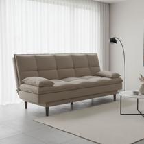 Sofá Cama 3 Lugares Reclinável com Almofadas Liverpool