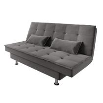 Sofá Cama 3 Lugares Reclinável em Veludo Turquia 180cm