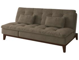 Sofá-cama 3 Lugares Reclinável Suede Linoforte Jade Sofá-cama 3 Lugares Reclinável Suede Linoforte Jade