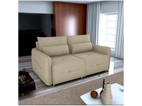 Sofá-cama 3 Lugares Retrátil Bipartido Reclinável Veludo Matrix Celine