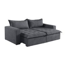 Sofá Cama 3 Lugares Retrátil e Reclinável M-184 Veludo Martins Sofá Cama 3 Lugares Retrátil e Reclinável M-184 Veludo Martins