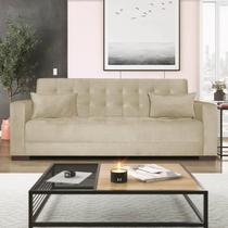 Sofá Cama 3 Lugares Suede Ipanema